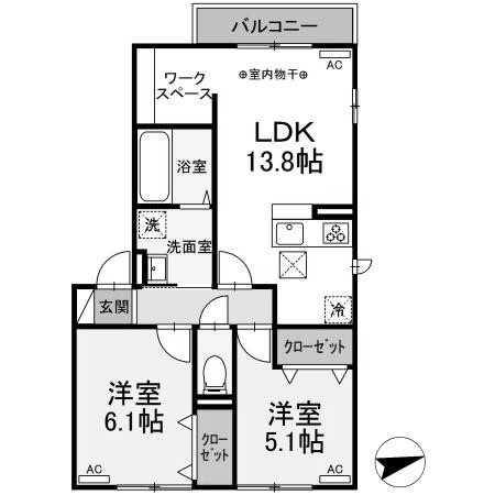 【間取り】 | グランチェスタ三河