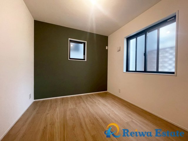 新築戸建　茅ヶ崎市今宿の寝室|各居室2面採光で明るい室内♪