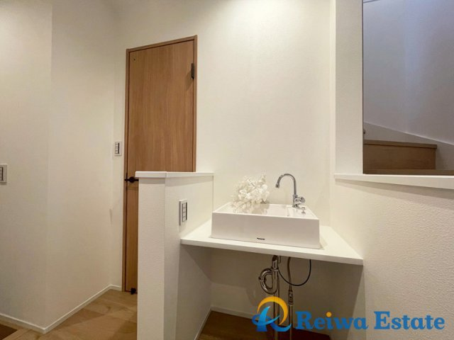 新築戸建　茅ヶ崎市今宿の独立洗面台