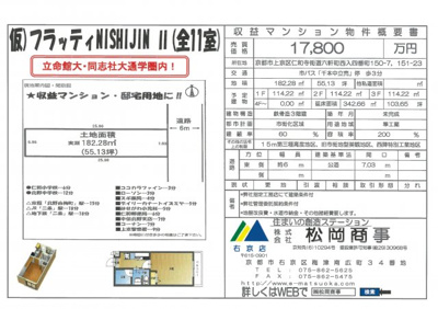 【地図】 | 仮）フラッティNISHIJIN