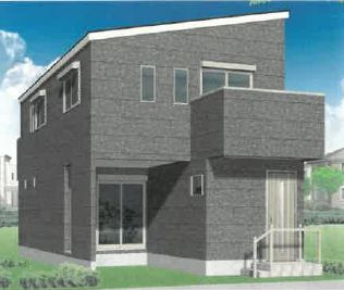 堺市西区神野町２丁の新築一戸建の外観パース