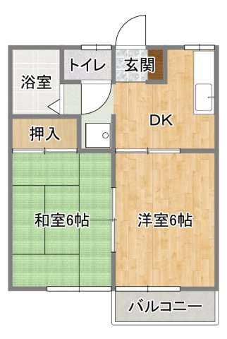 ほわいとぷらむの間取り
