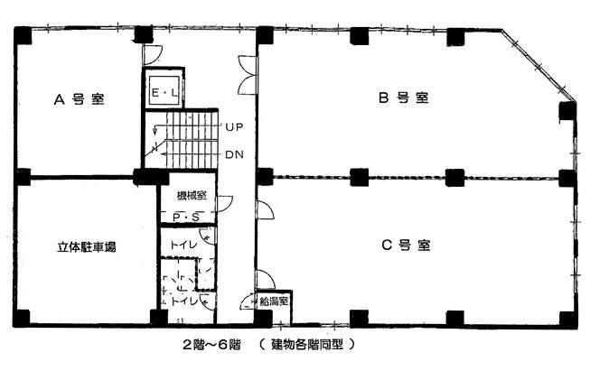 名和丸の内ビル（メイワ マルノウチ ビル）【　サロン系おすすめ　】の間取り