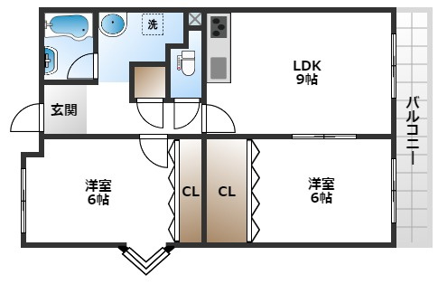 【間取り】 | NLC豊中グリーンプレイスⅢ