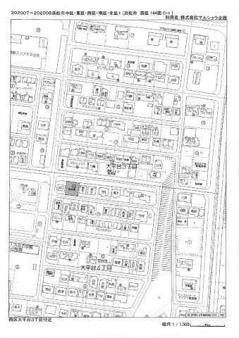 ㉖大平台4丁目112-7駐車場の地図