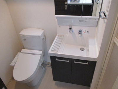【洗面所】 | エステムコート新大阪Ⅺリンクス | シャンプードレッサー完備です