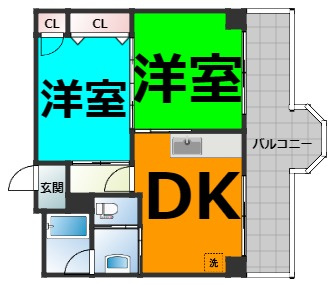 仲介手数料0円！！清水ハイツ