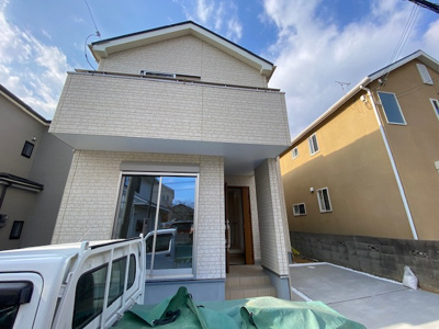 【外観】 | 明石市東朝霧丘　新築戸建1号棟　仲介手数料無料！ | きれいな外観です