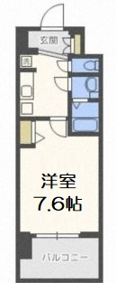 【間取り】 | アドバンス大阪城シュアーヴ