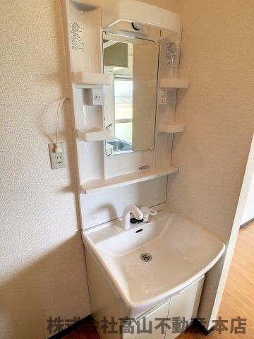 ドミール赤間苑の洗面所