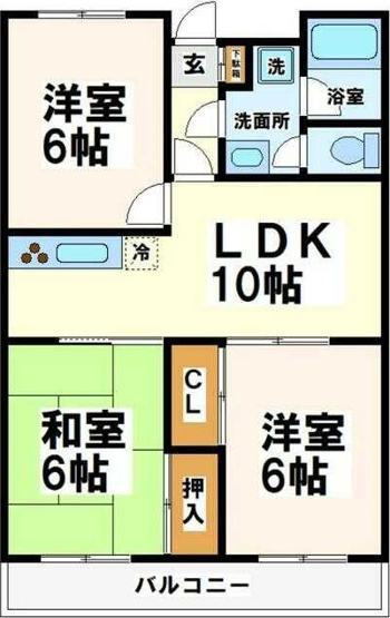 【間取り】 | サンパラッツオ壱番館