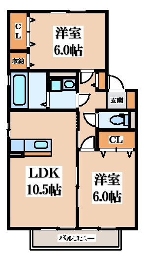 【間取り】 | 第9ウエスタンハイツ