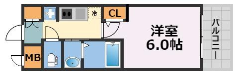 エステムコート難波サウスプレイスⅧハイドの間取り