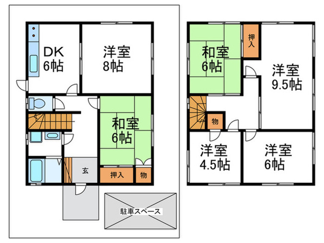 【間取り】 | 日吉台三番町貸家