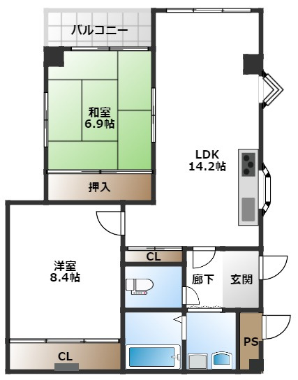 【間取り】 | ヴェリ・1