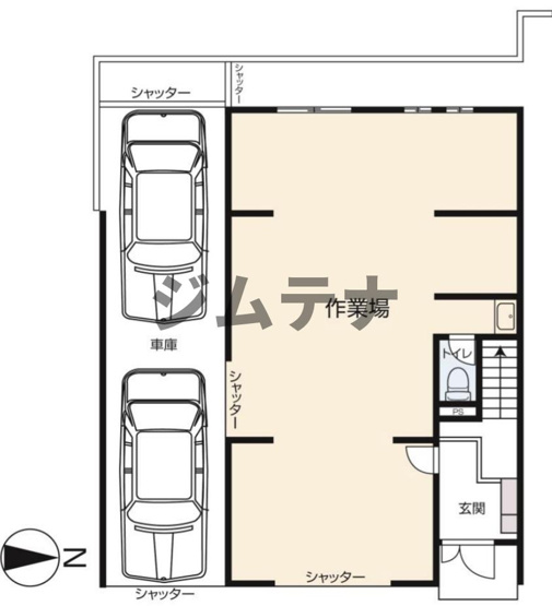 【間取り】 | 天王寺区上本町４丁目店舗