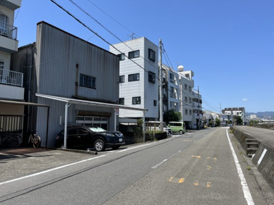 【前面道路含む現地写真】 | 売地　高知市北新田町　＠24.73