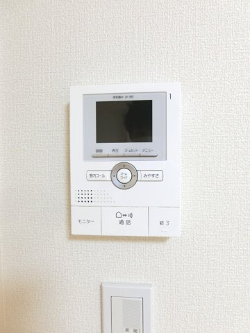 【セキュリティ】 | テラス・サンチア | モニター付きインターホン