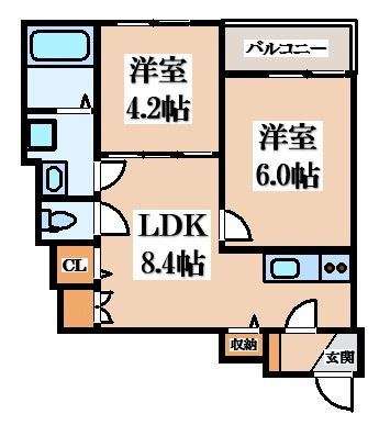 【間取り】 | F asecia bonheur