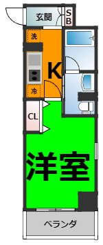 フレールコート東別院の間取り