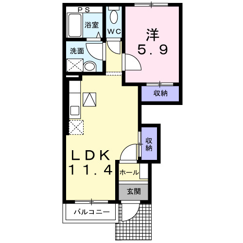 アイビーハイツの間取り|間取図