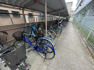 【その他共用部分】 | エクセルグリーン | 駐輪場です