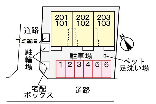 スクエアかりがね　　刈谷市の賃貸はクラスホーム刈谷店の駐車場