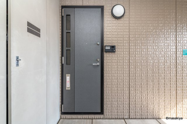 ハイツサンライズのエントランス