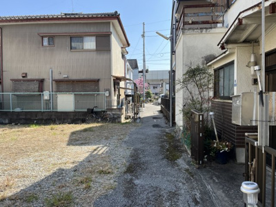 【前面道路含む現地写真】 | 売地　高知市中水道　＠15