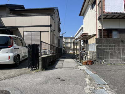 【前面道路含む現地写真】 | 売地　高知市中水道　＠15