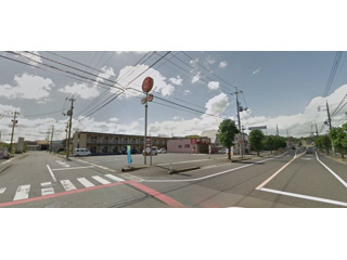 高野山西 売土地　２８４坪の前面道路含む現地写真