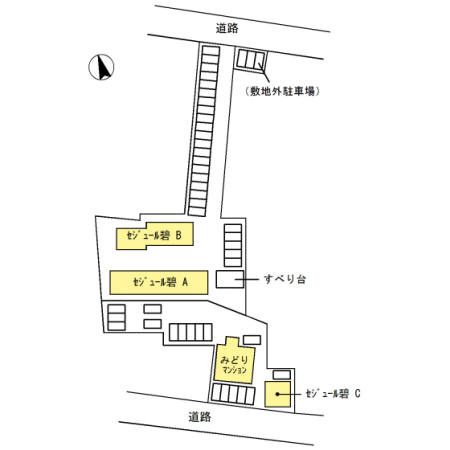 セジュール碧Ｃ　　刈谷市近郊の賃貸ならクラスホーム刈谷店の区画図