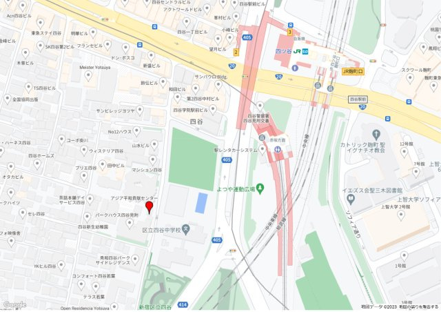 セイコー四谷の地図
