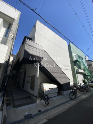 【外観】 | Celeste九条南 | 白を基調としたエレガント風の外観のアパートです♪