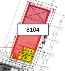 【間取り】 | 千葉駅 徒歩1分 63.81坪 スケルトン マインズ千葉B1階