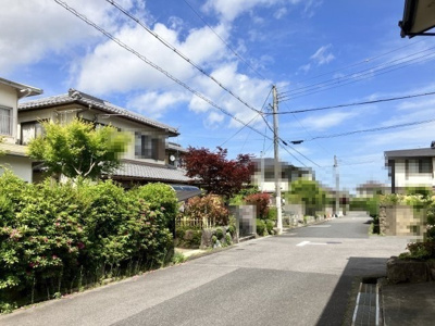 【前面道路含む現地写真】 | 大津市日吉台2丁目21-7　売土地