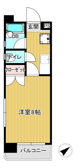 【間取り】 | ユニテック九品寺