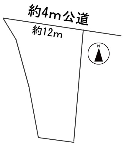 ４４７０７　岐阜市岩崎土地の区画図