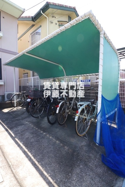 アミューズメントＢ棟のその他共用部分|駐輪場＆専用ゴミ置場
