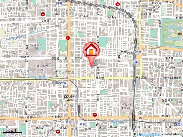 バルーンクラブの地図