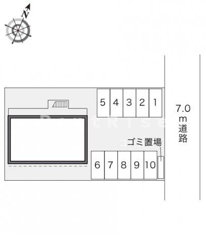 レオパレス天神の駐車場