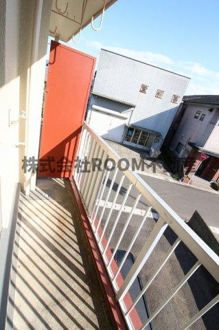 大王ハイツのバルコニー