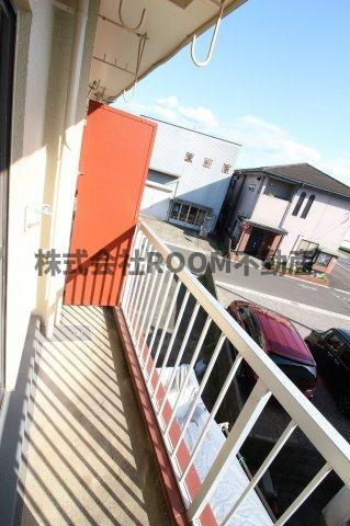 大王ハイツのバルコニー