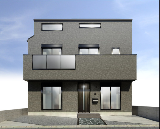 練馬区大泉学園町5丁目 新築戸建の外観パース