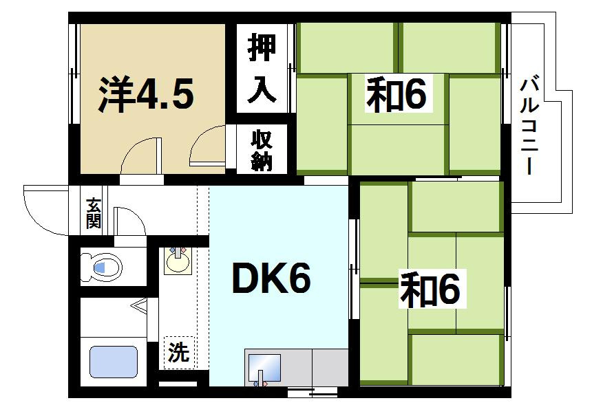 ボヌール菅原町の間取り|人気間取りです
