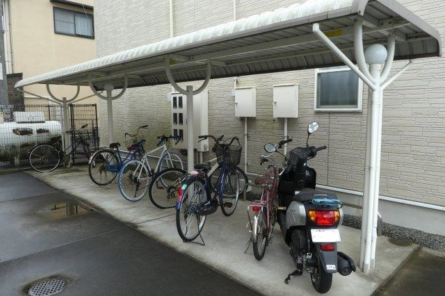 小田郡矢掛町矢掛のアパートのその他共用部分|駐輪場