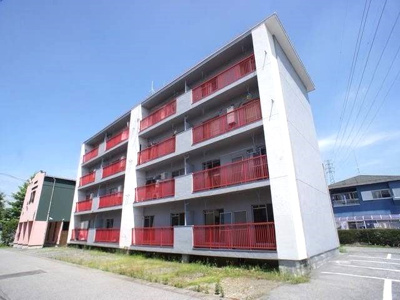 【外観】 | アワノハイツ | 外装塗装してオシャレになりました♪