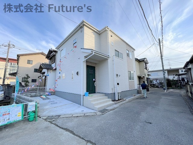 八潮市浮塚　新築戸建　全1棟の外観|同施工会社の参考写真になります。