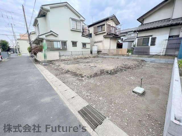八潮市浮塚　新築戸建　全1棟の外観|現地写真になります。