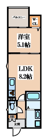 【間取り】 | クリエオーレ衣摺Ⅰ